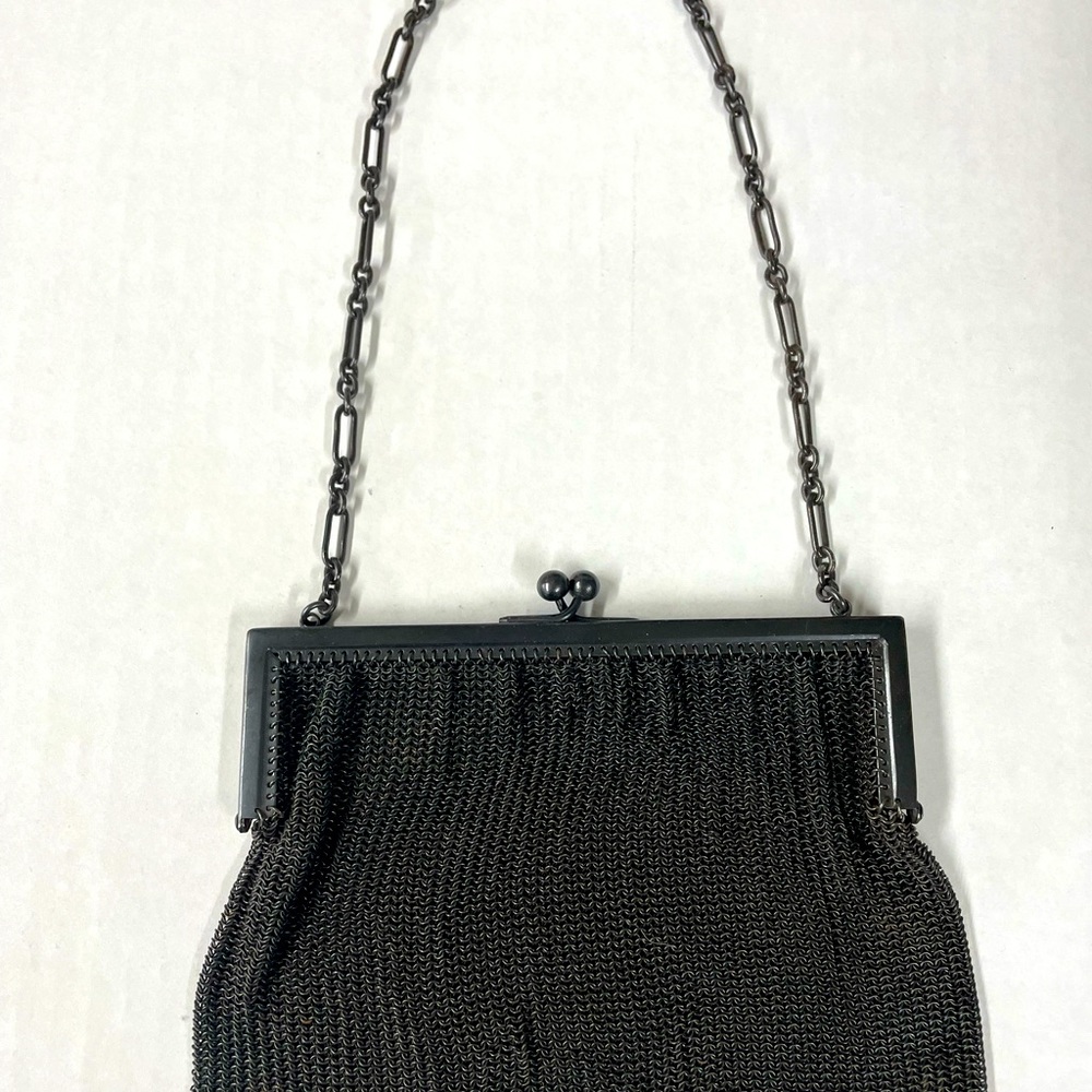 Antique 19th Century Chainmail Clutch Purse